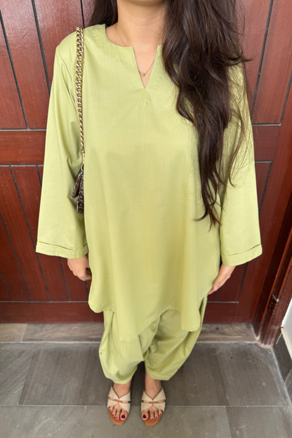Matcha Green Dahlia Set