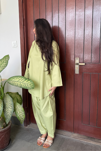 Matcha Green Dahlia Set