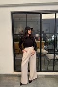 Beige Korean Pants