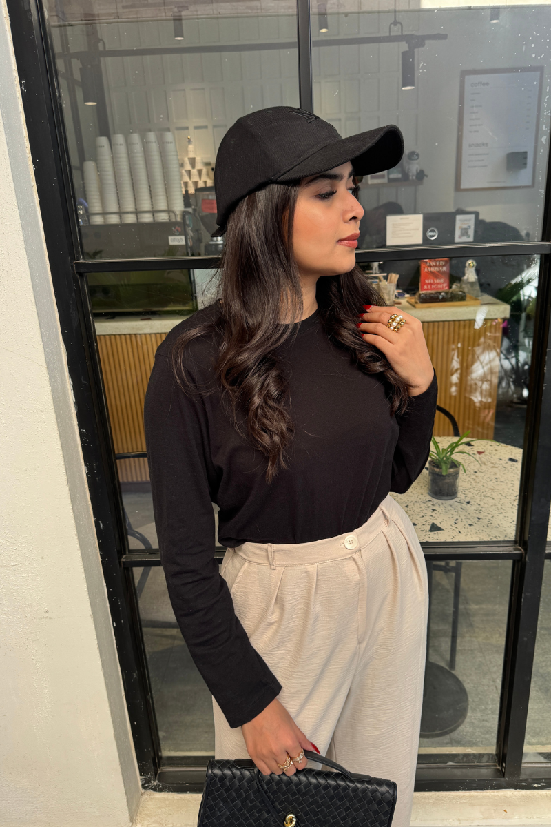 Beige Korean Pants