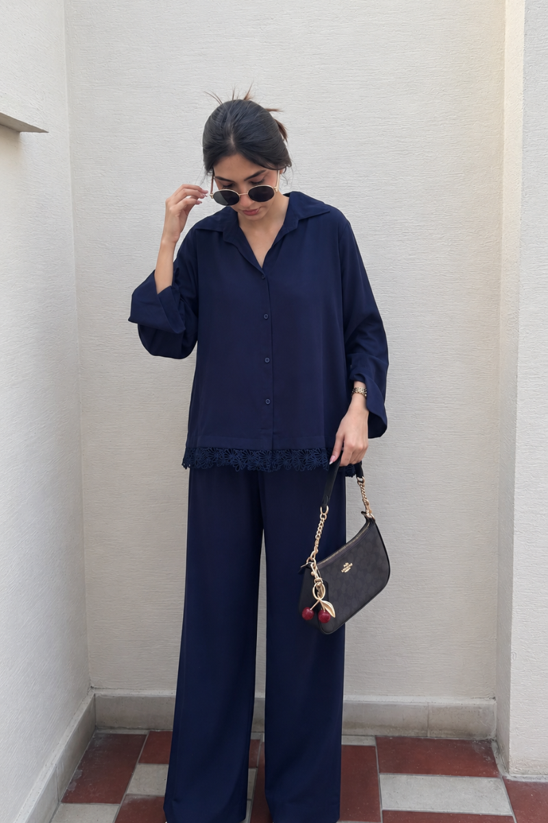 Kaia Set - Navy Blue