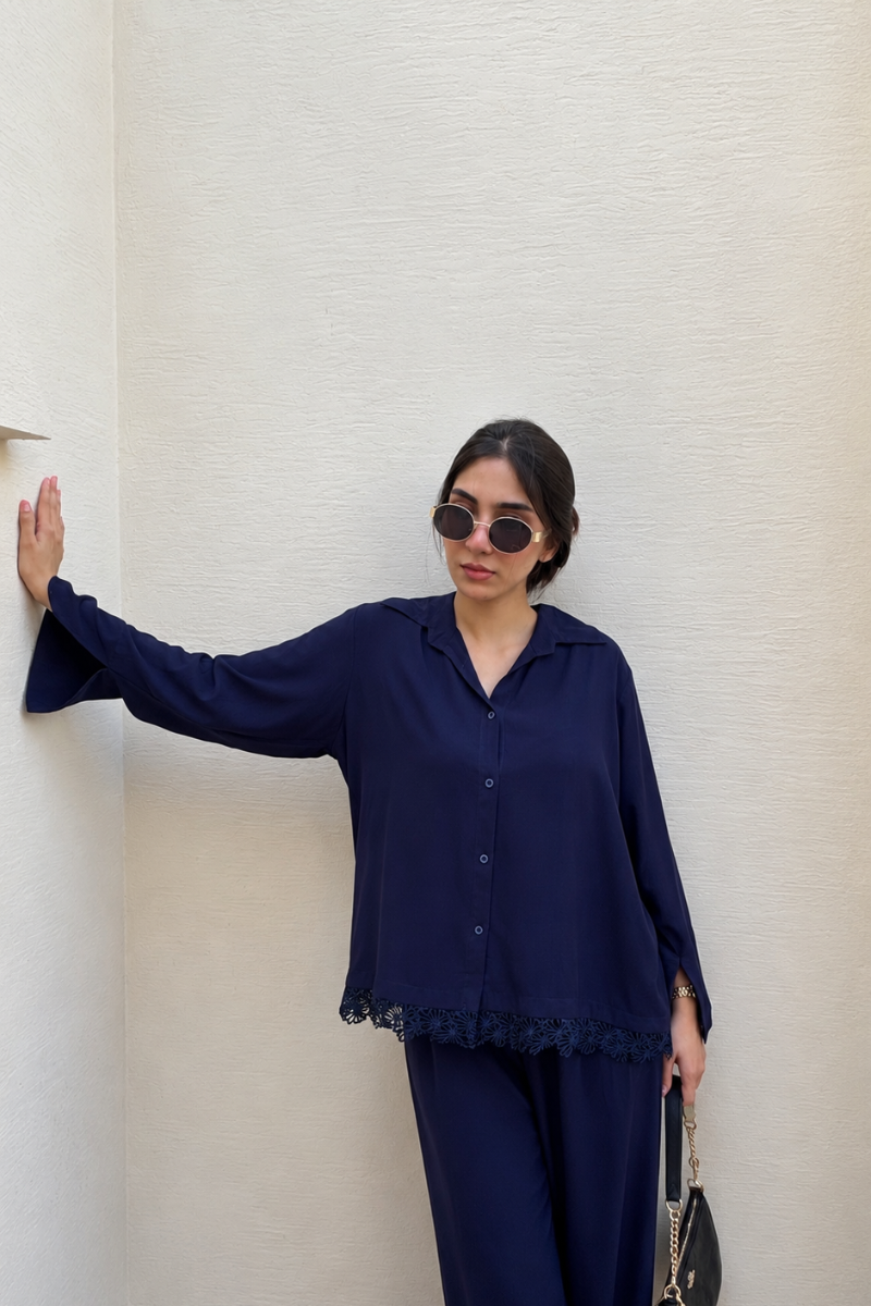 Kaia Set - Navy Blue