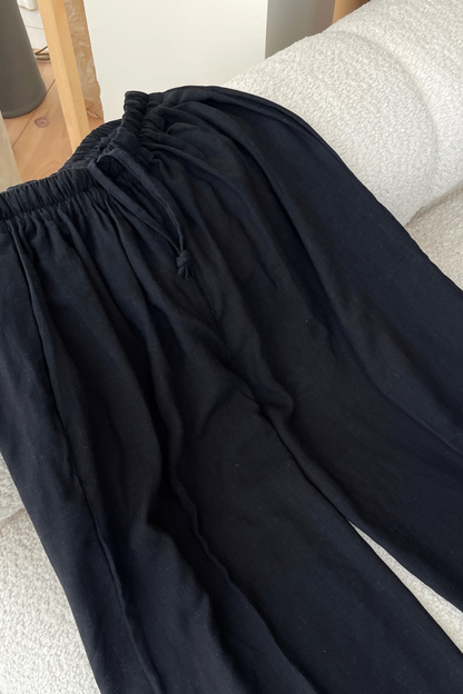 Black Linen Pants
