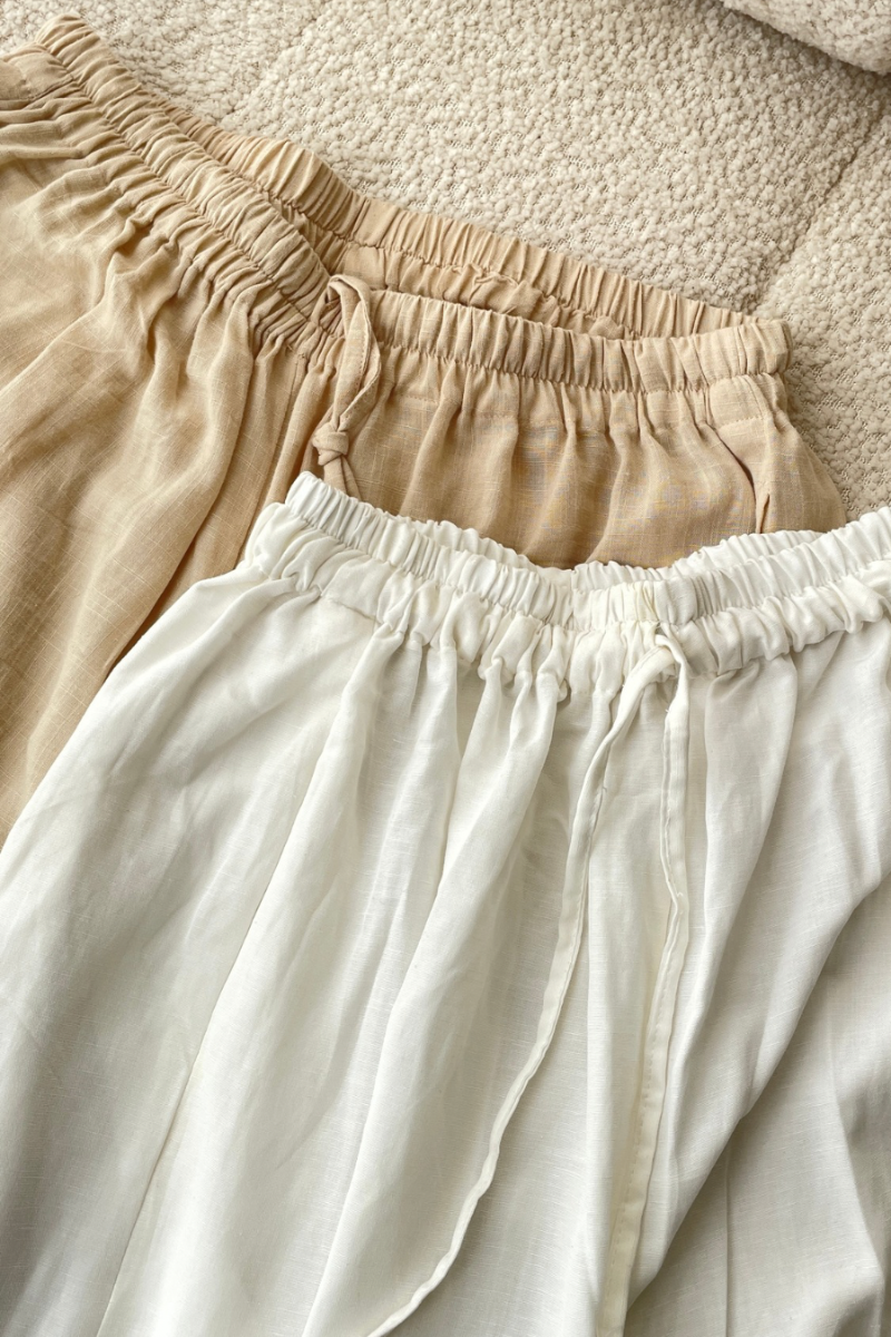 White Linen Pants