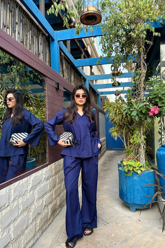 Navy Blue Maisie Set