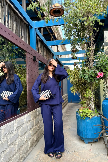Navy Blue Maisie Set