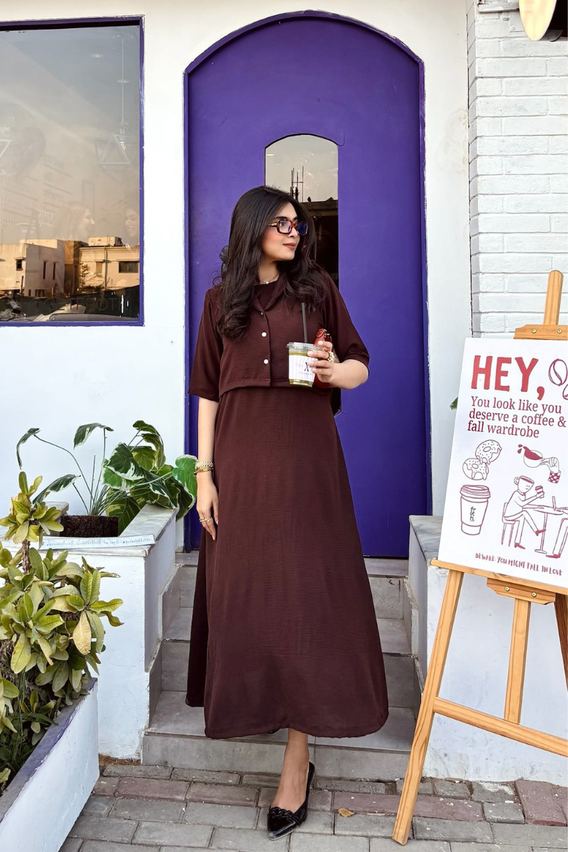 Chocolate Brown Mila Set