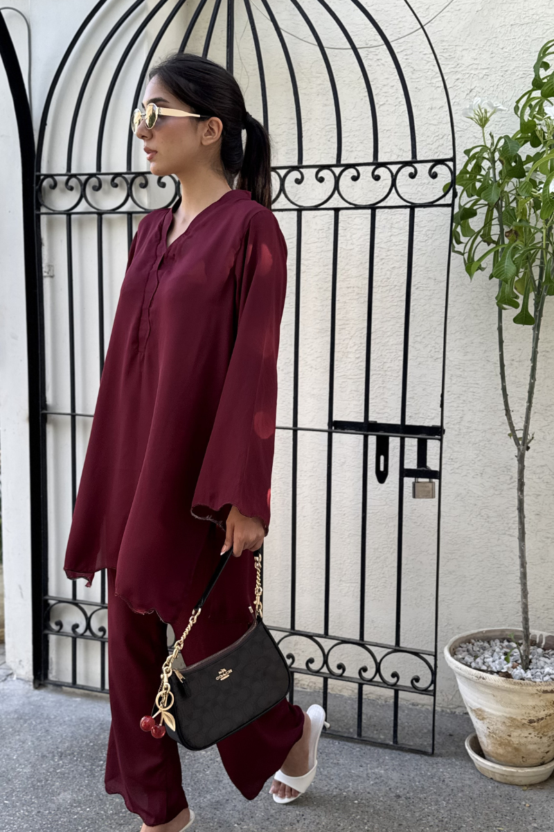 Elara Set - Maroon