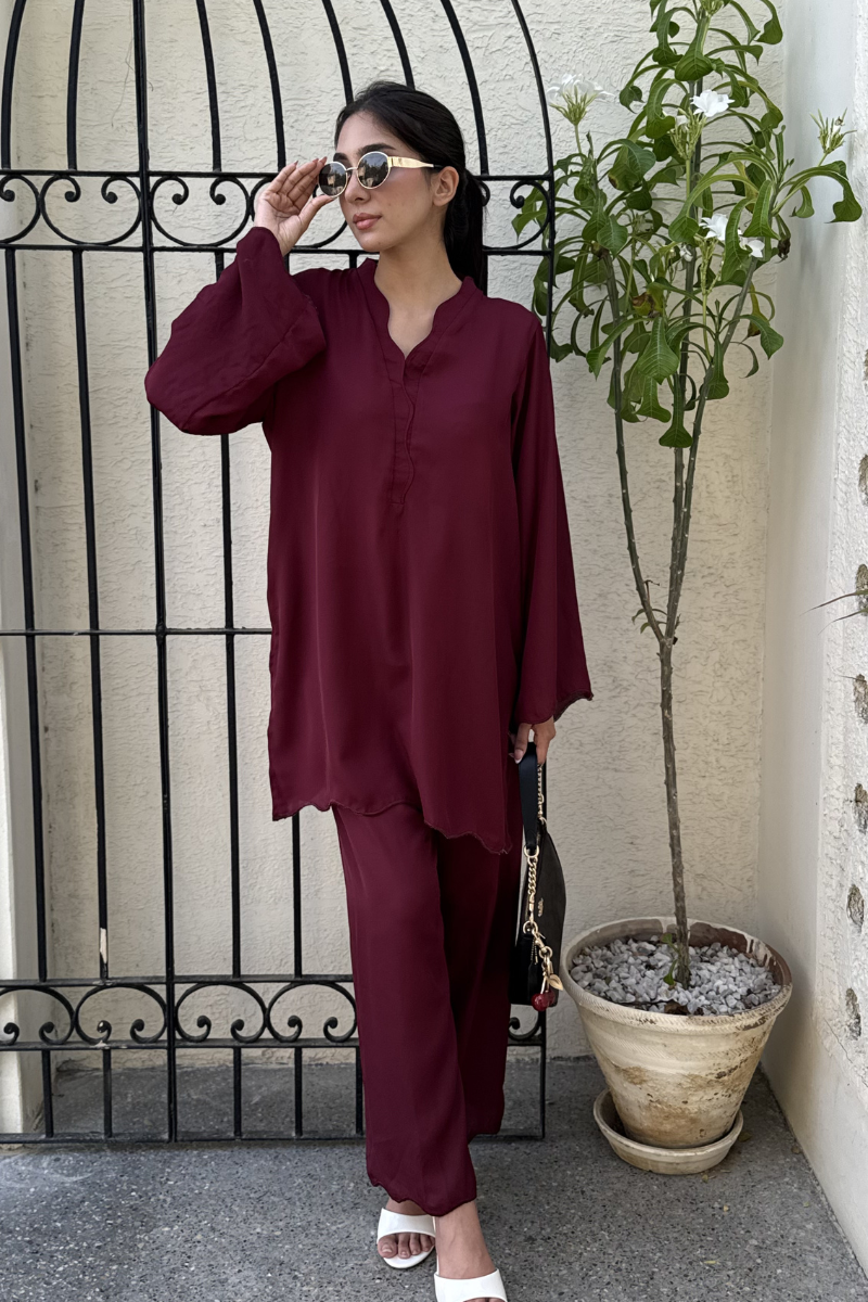 Elara Set - Maroon
