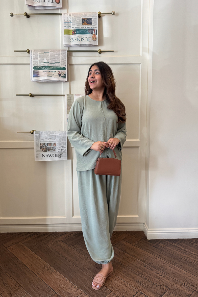 Pastel Mint Balloon Co-ord
