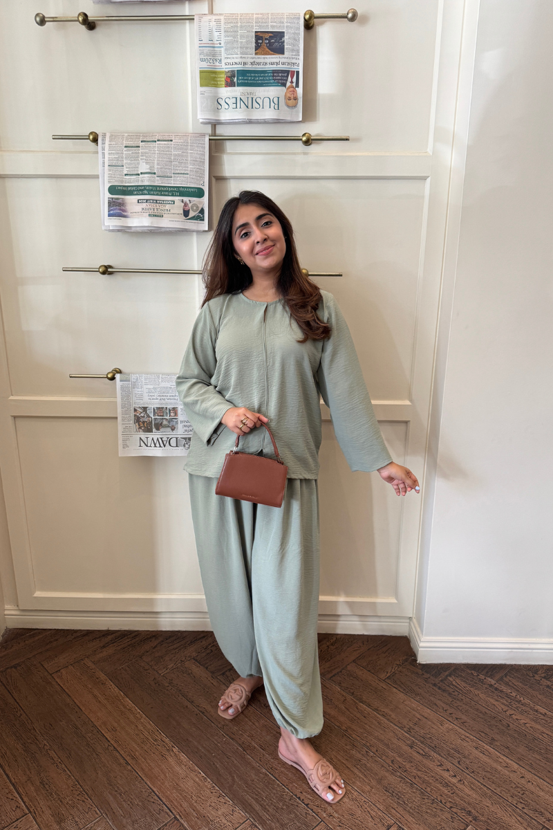 Pastel Mint Balloon Co-ord