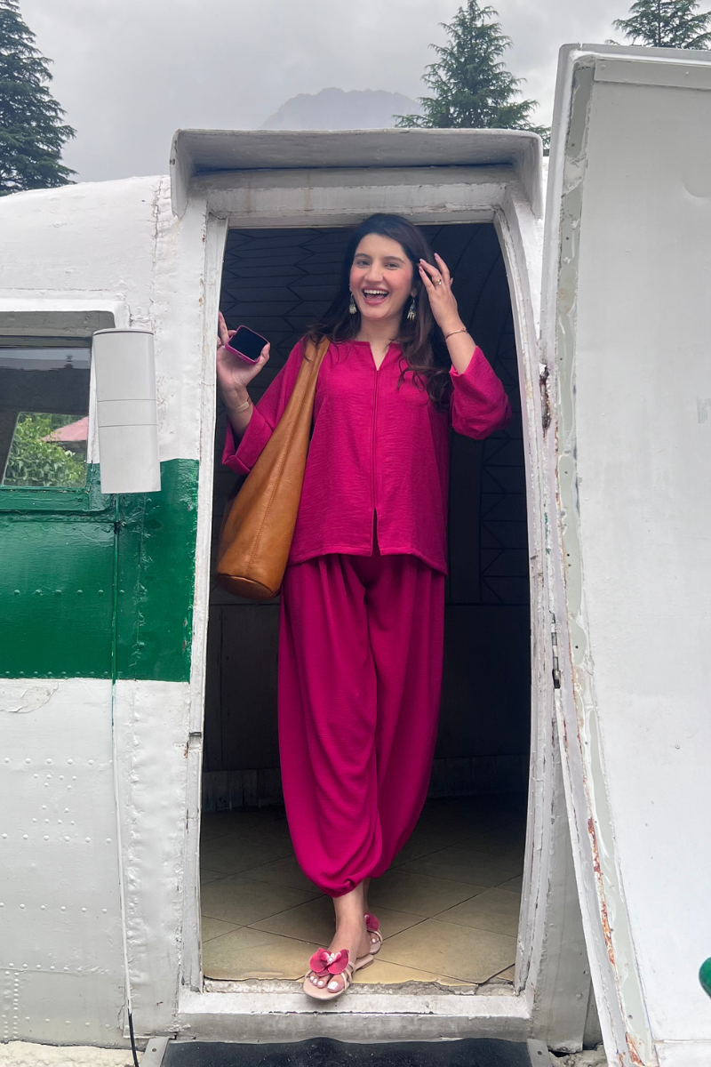 Shocking Pink Balloon Co-ord