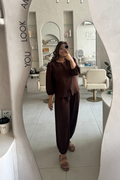 Chocolate Brown Balloon Co-ord