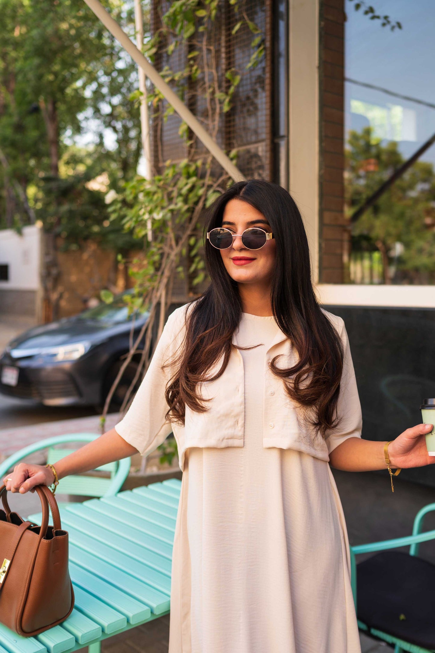 Cream Mila Set