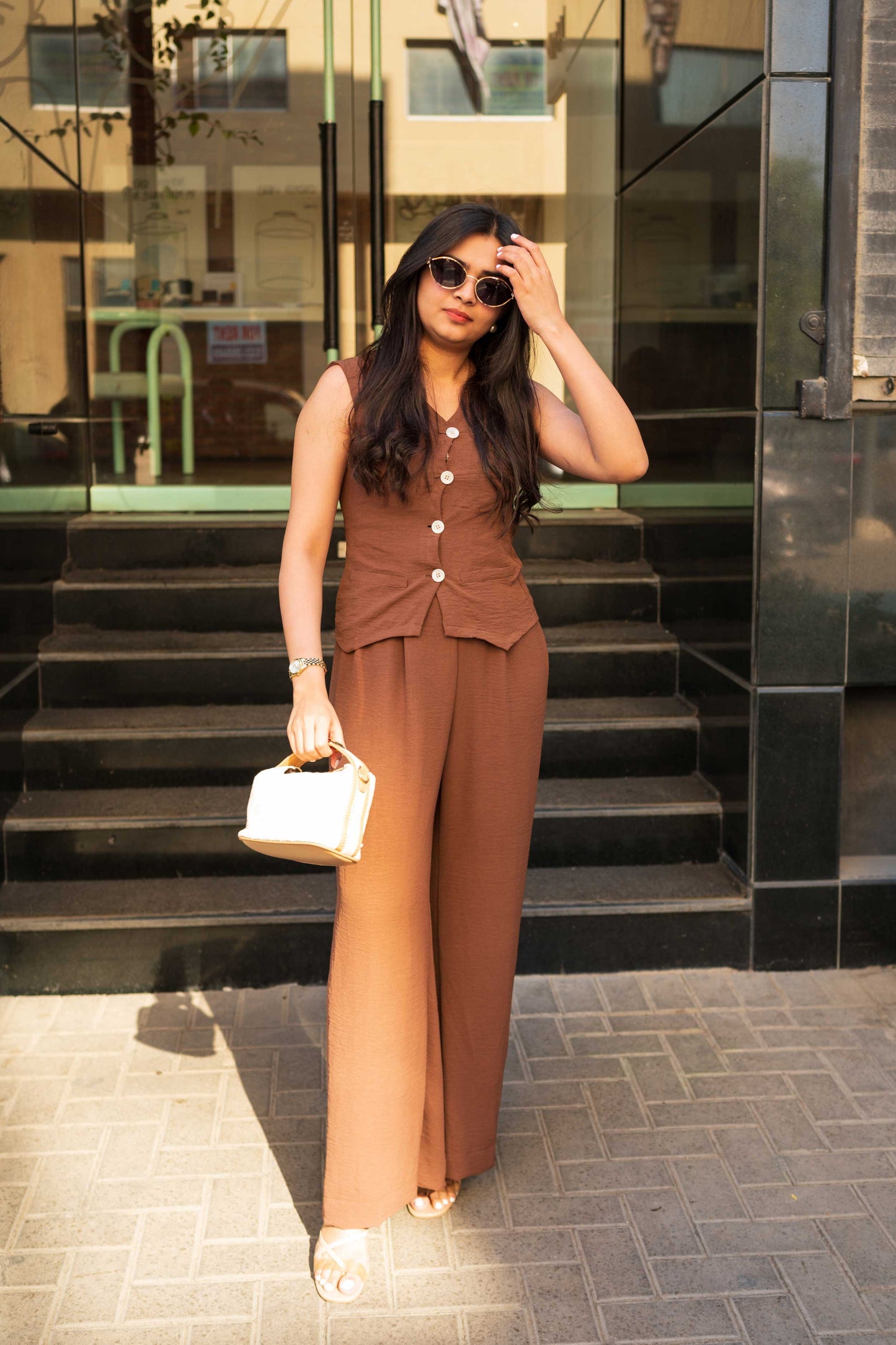 Camel Brown Parisian Chic