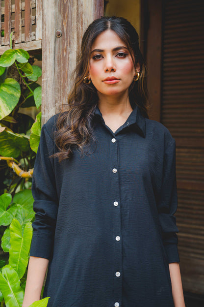 Black Button Down
